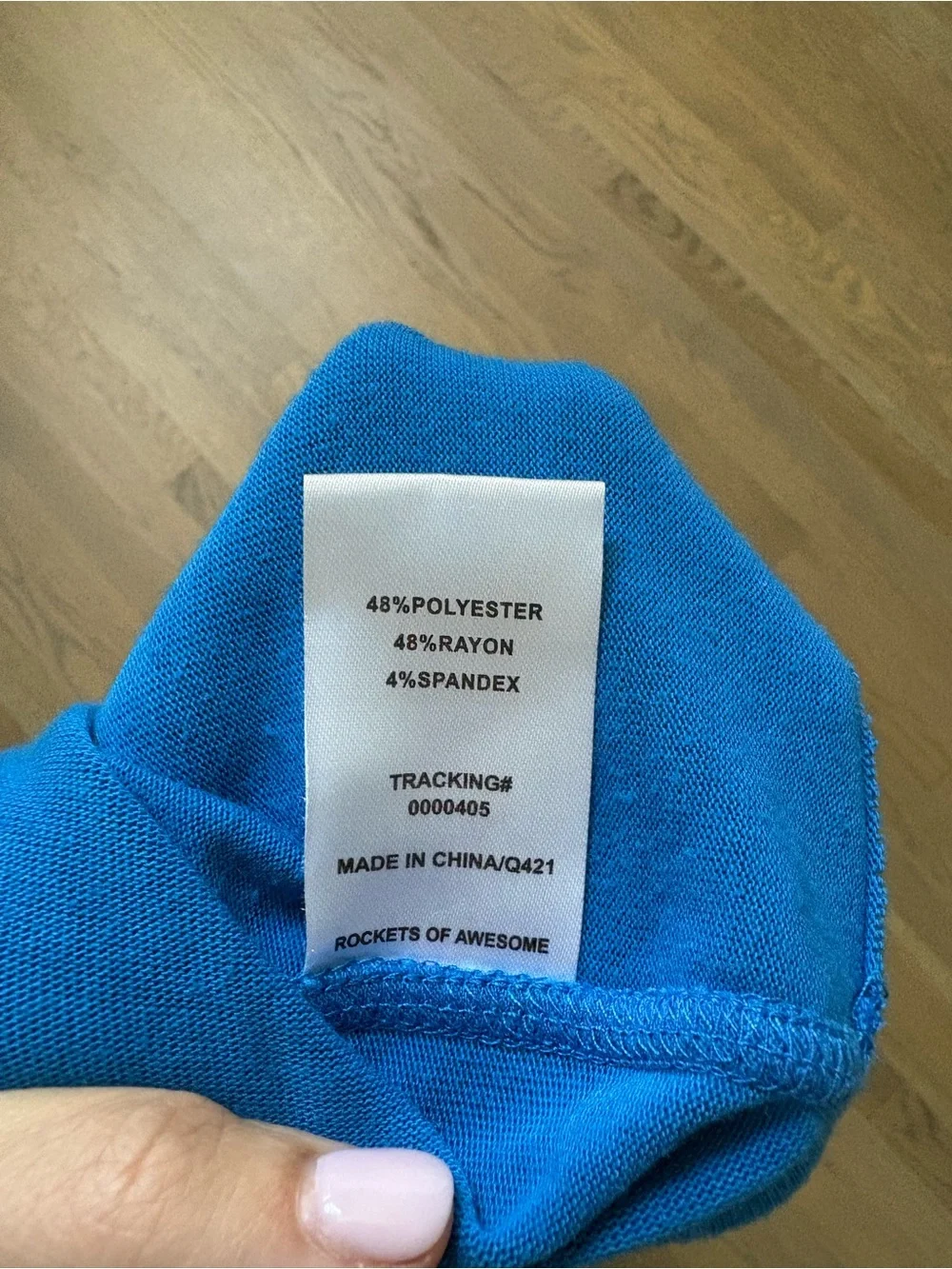 Kids Blue 'U R AWESOME' Crewneck Lightweight Sweatshirt